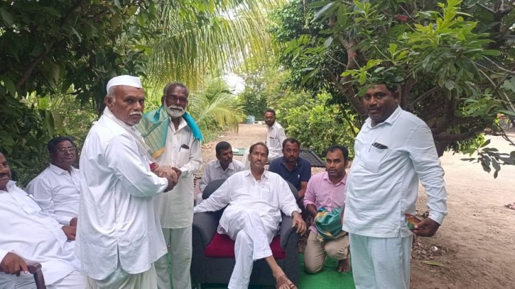 *आमदार बबनदादा शिदे यांची प्रा. मारूती जाधव यांच्या निवासस्थानी सदिच्छा भेट:-*
