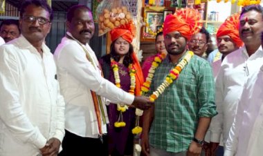 खेडभोसे येथे विविध नामांकित कंपनीतील युवकांचा सन्मान