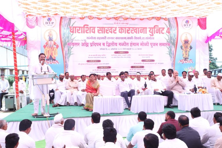 सांगोला शेतकरी साखर कारखान्याचे ५ लाख मे. टन ऊसाचे गाळप करणार : चेअरमन अभिजीत पाटील यांची माहिती..