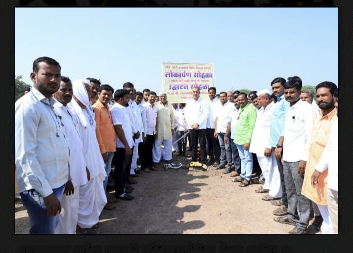 माजी आमदार प्रशांतराव परिचारक यांच्या हस्ते कोर्टीत विविध कामाचे उद्घाटन