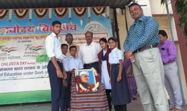 तुळजापूर येथील नवोदय विद्यालयात बालदिन उत्साहात साजरा..