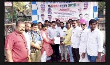 महाराष्ट्रातील ओबीसींना न्याय मिळावा या मागणीचे तहसीलदार यांना दिले निवेदन..