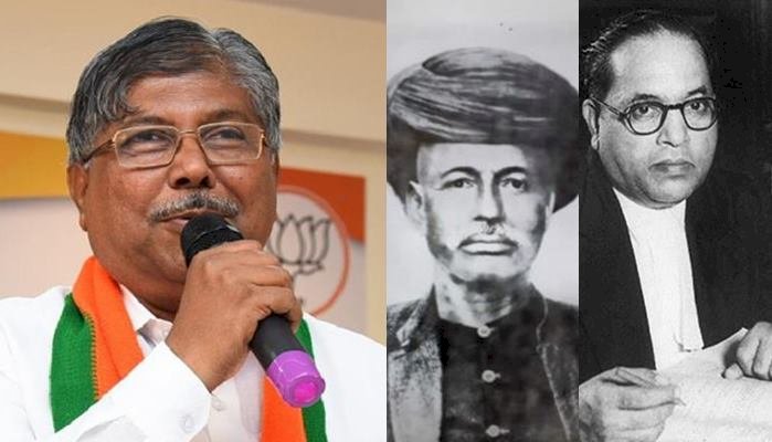 सोलापुरात उच्च व तंत्र शिक्षण मंत्री चंद्रकांत पाटलांचा पुतळा जाळला