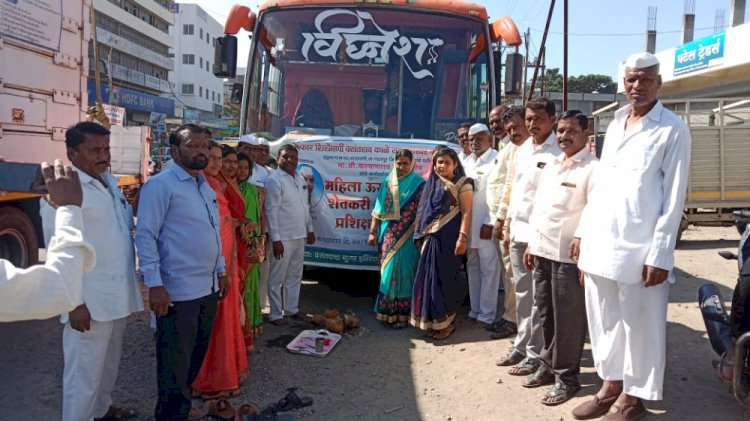 पुणे व्हीएसआय येथील ज्ञानलक्ष्मी प्रशिक्षण शिबीरास वसंतराव काळे सहकारी साखर कारखान्याच्या ऊस उत्पादक महिलां सहभागी..