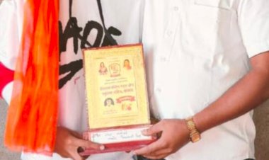 गादेगाव येथील शिवरत्न ज्युनिअर कॉलेजचा  विद्यार्थी रैयान तांबोळी विभागीय क्रीडा स्पर्धेत" गोल्ड मेडल ;ने सन्मानित