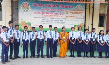 वंदे भारत रेल्वे मधील सफर साठी नवोदय विद्यालयातील २० प्रतिभावान विद्यार्थ्यांची निवड