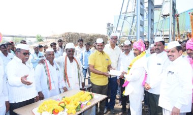 आवताडे शुगर अँण्ड डिस्टिलरीजचा प्रथम गळीत हंगाम सांगता समारंभ संपन्न...