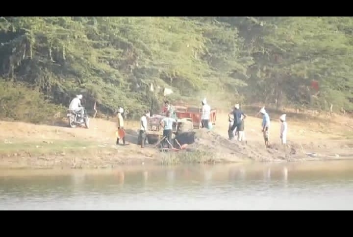 सरकोलीत अवैध वाळू वाहतूक उपशाला दिवसरात्र सुरुवात