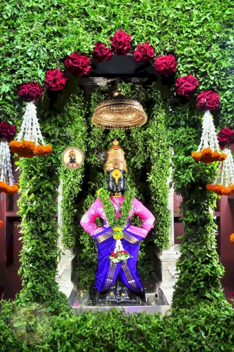 श्री विठ्ठलाची तुळशी अर्चन पूजा गुढीपाडव्याच्या मुहूर्तावर भाविकांना करता येणार ; कार्यकारी अधिकारी - तुषार ठोंबरे यांची माहीती.