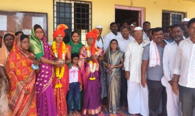 वसंतदादांनी दिलेला शब्द कल्याणराव काळे यांनी पूर्ण केला ,वाडीकुरोलीच्या सरपंचपदी लाडाबाई काळे यांची बिनविरोध निवड..