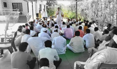 वसंतराव काळे साखर कारखान्याचे निवडणूकी निमित्त - कल्याणराव काळे यांच्या मदतीला ; समाधान काळे गाव भेटीच्या मैदानात- गादेगाव मधून सुरुवात.