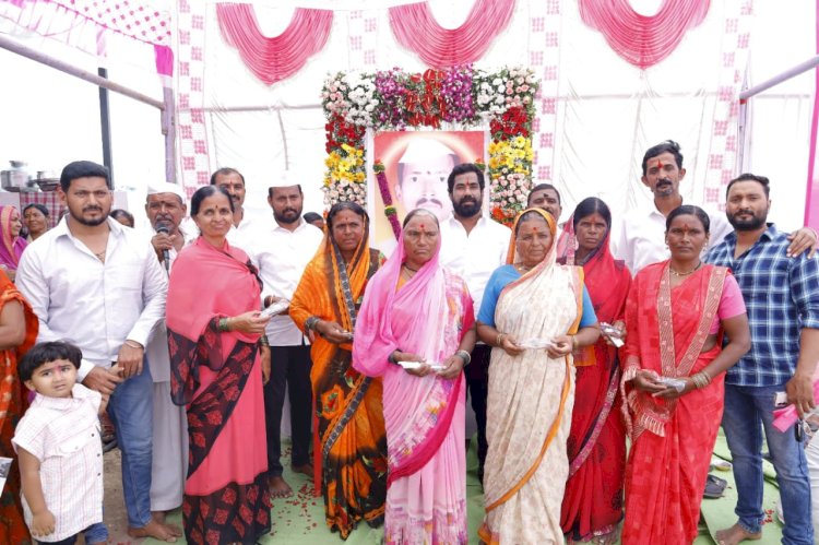 रावगांव येथे स्व .विठ्ठलराव गोवेकर यांच्या पुण्यतिथीनिमित्त मोफत आरोग्य व नेत्र तपासणी शिबिर  संपन्न...