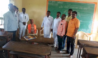 खेडभोसे विद्यालय खेडभोसे मध्ये शिक्षक- पालक- विद्यार्थी सहविचार सभेचे आयोजन