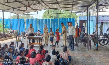 श्री .माताजी निर्मलादेवी प्राथमिक विद्यामंदिर चे विविध सरकारी सेवा कार्यलयांना भेटी.