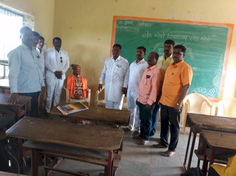 खेडभोसे विद्यालय खेडभोसे मध्ये शिक्षक- पालक- विद्यार्थी सहविचार सभेचे आयोजन