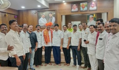 सरपंच विनायक यादव यांचा मंगळवेढ्यात जंगी सत्कार..