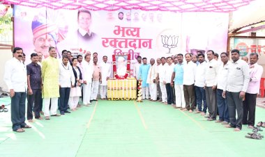 आमदार समाधान आवताडे यांचा वाढदिवस विविध सामाजिक उपक्रमांनी साजरा...