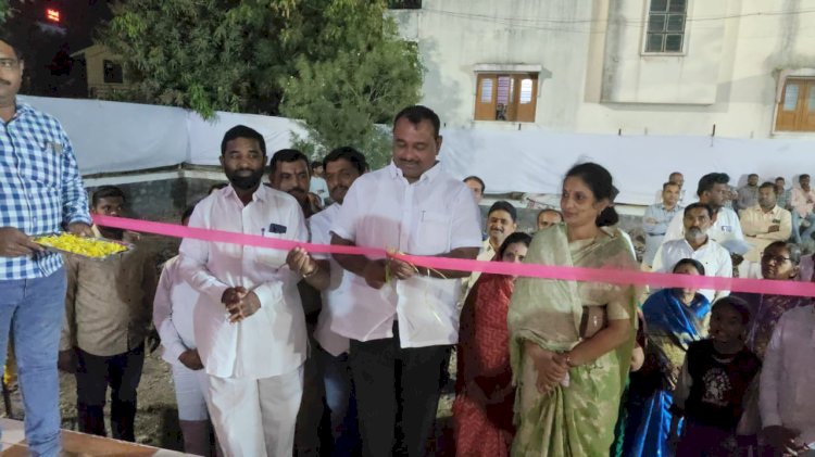 आमदार समाधान आवताडे यांचा पंढरपुर शहरात विकास कामाचा धडाका,  शिवपार्वती नगरातील गणेश सभामंडपाचा लोकार्पण