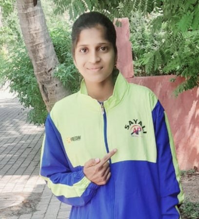 गादेगावची सायली बागल हिची राष्ट्रीय  बॉजबाँल स्पर्धेसाठी निवड