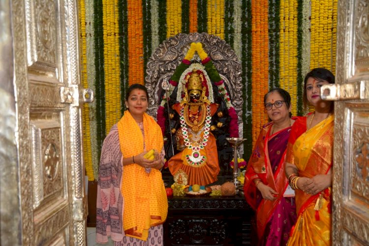 प्रणिती शिंदे यांनी घेतले हिंगुलांबिका मातेचे दर्शन