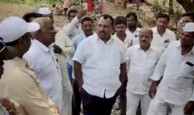 आ .समाधान आवताडे यांनी मतदारसंघातील विविध गावांना भेटी देऊन नुकसानग्रस्त भागांची केली पाहणी ,  प्रशासनातील अधिकाऱ्यांना नुकसानीचे पंचनामे करण्याचे आदेश, नुकसानग्रस्तांना आर्थिक मदत मिळवून देण्याचे आश्वासन -:आमदार आवताडे