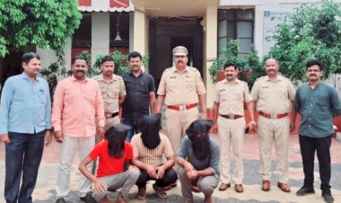 पंढरपूर तालुका पोलीस स्टेशनची मोठी कारवाई   जबरी चोरी करणारे तीन आरोपींना 12 तासात गजाआड केले.