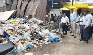 आषाढी यात्रा सोहळ्यनंतर जिल्हाधिकारी यांनी केली शहरातील विविध ठिकाणची पाहणी...