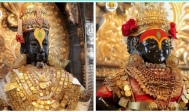 भारतीय स्वातंत्र्याच्या वर्धापन दिनानिमित्त.  पंढरपूर येथील श्री विठ्ठल -रूक्मिणीमातेस अलंकार परिधान..  ** पुणे येथील श्रीमंत मोरया प्रतिष्ठाने मंदिराच्या गाभाऱ्यात झेंडू, गुलाब, शेवंती ,आर्केस्ट्रा ,ब्लूडीजी, जिप्सो, इत्यादी विविध फुलांची आकर्षक रम्य सजावट करण्यात आल्याने भाविकांचे लक्ष वेधून घेत होते