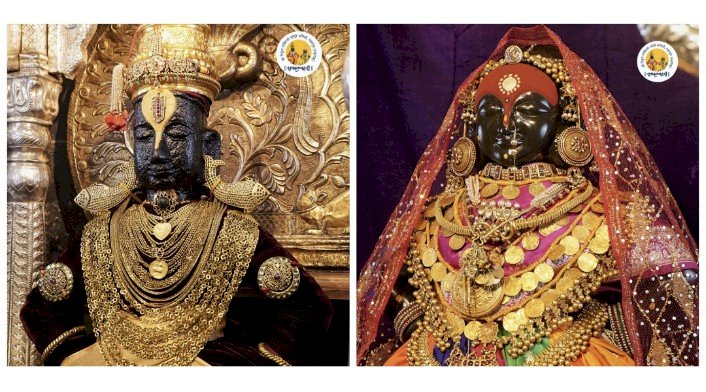 श्री विठ्ठल - रुक्मिणी  मंदिरात नवरात्र महोत्सव मोठ्या उत्साहाने प्रारंभ....