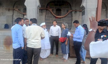 श्री विठ्ठल–रूक्मिणी मंदिर जतन व संवर्धन कामांची पुरातत्त्व विभागाच्या तज्ञाकडून पाहणी