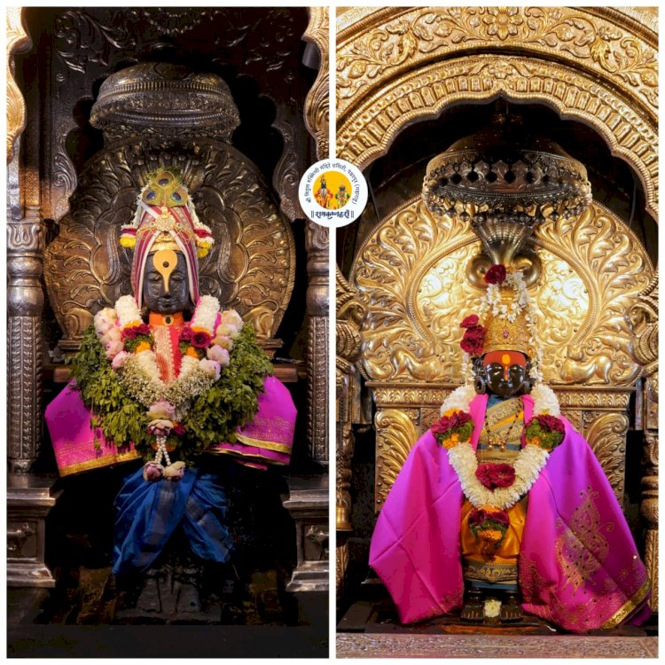 नववर्षानिमित्त श्री विठ्ठल–रुक्मिणी मंदिरात आकर्षक फुलांची आरास  ◼️ भागवत एकादशी निमित्त पंढरपुरात विठुरायाच्या दर्शनासाठी दोन लाख भाविकांची मोठी गर्दी