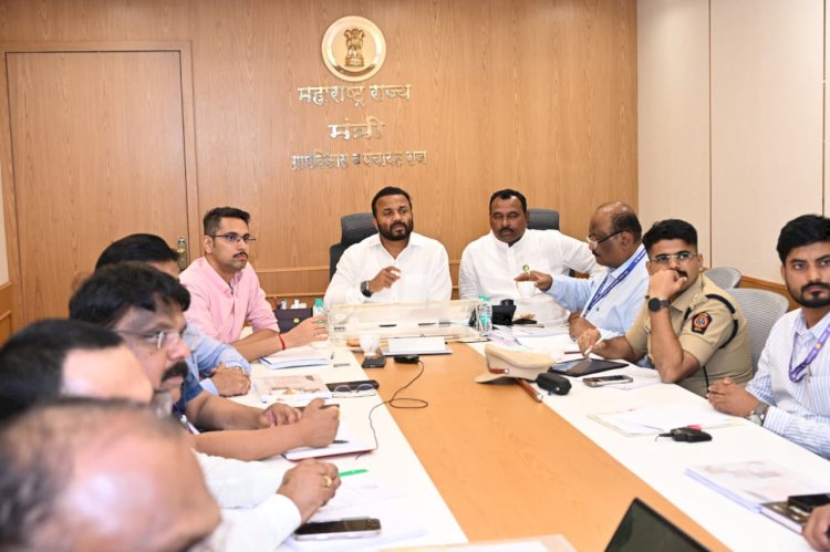 श्री विठ्ठल - रुक्मिणी मंदिर परिसर विकास व वाणिज्य संकुल आराखडा  भविष्यकाळाचा विचार करुन व्यापक स्वरुपात करावा - ग्रामविकास मंत्री जयकुमार गोरे