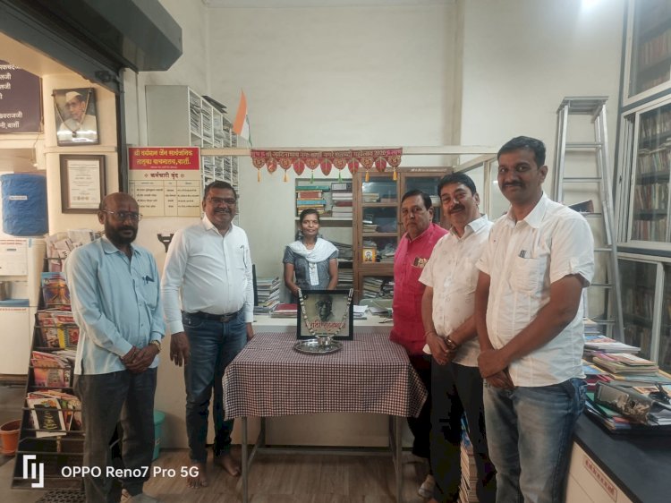श्री वर्धमान जैन सार्वजनिक तालुका वाचनालय,बार्शी येथे कविवर्य वि.वा.शिरवाडकर (कुसुमाग्रज) यांच्या जन्मदिना निमित्त  मराठी राजभाषा गौरव दिन  उत्साहात साजरा...